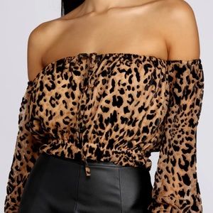 Windsor Wild Card Chiffon Top